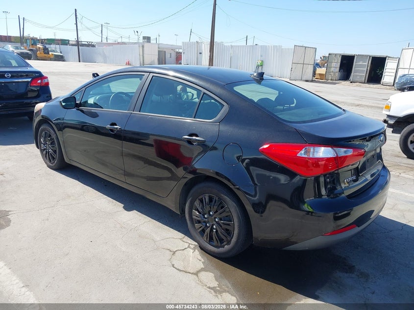 Vin: knafk4a6xf5425488, lot: 46232942, kia forte lx 20153