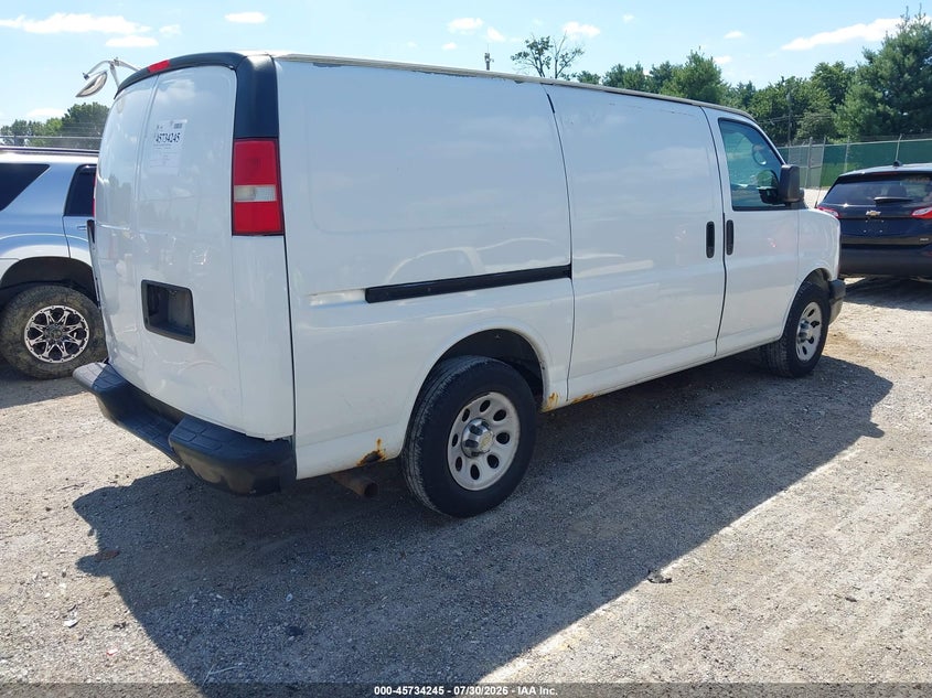 Vin: 1gcsgafx7c1150359, lot: 46232944, chevrolet express 1500 work van 20124