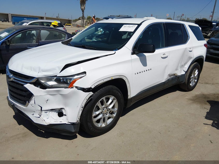 Vin: 1gnerfkwxkj313058, lot: 46232956, chevrolet traverse ls 20192