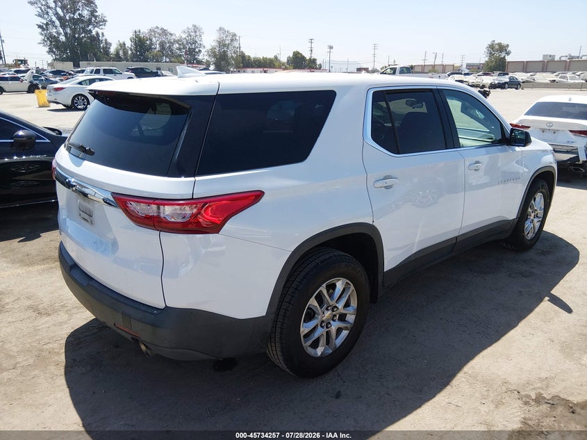 Vin: 1gnerfkwxkj313058, lot: 46232956, chevrolet traverse ls 20194
