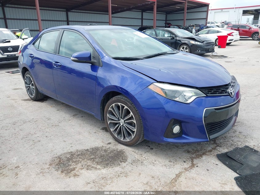 2016 TOYOTA COROLLA auction photo 1