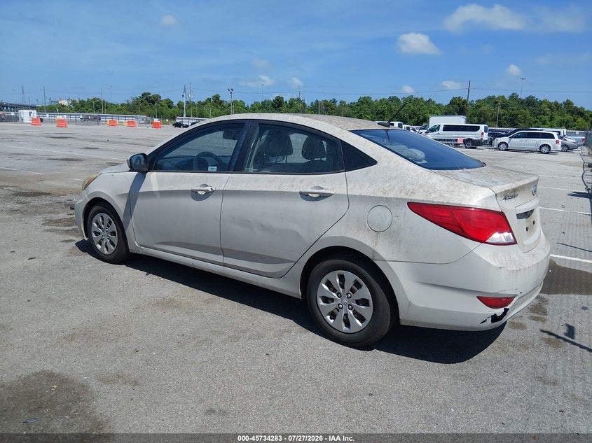 Vin: kmhct4ae1gu956592, lot: 46232982, hyundai accent se 20163
