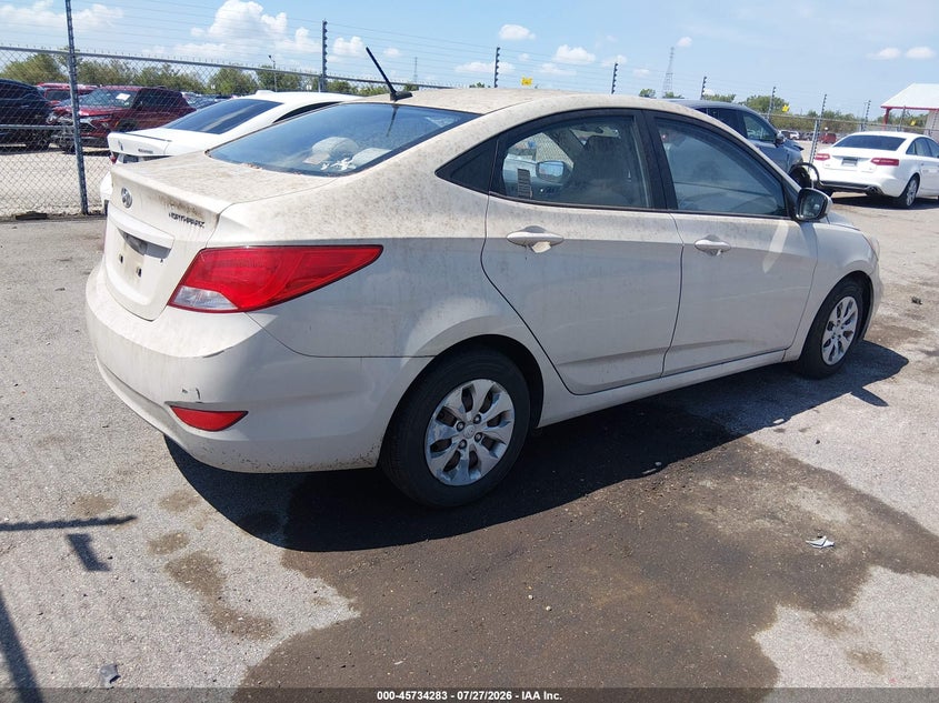 Vin: kmhct4ae1gu956592, lot: 46232982, hyundai accent se 20164