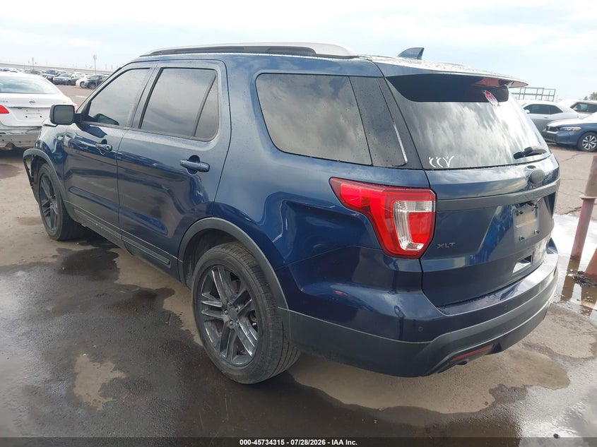 Vin: 1fm5k8d8xggb63735, lot: 46233014, ford explorer xlt 20163