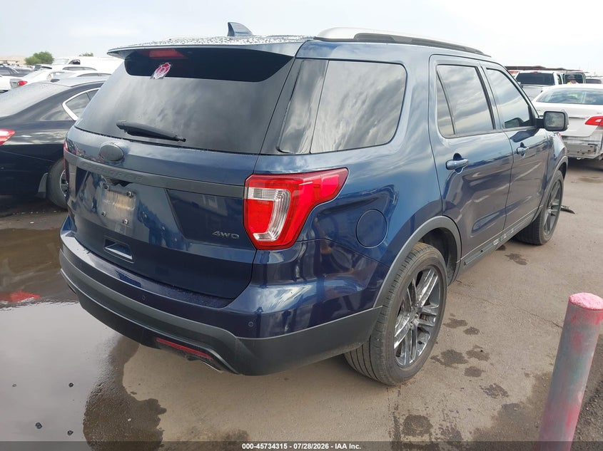 Vin: 1fm5k8d8xggb63735, lot: 46233014, ford explorer xlt 20164