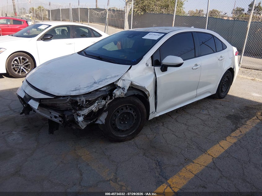 Vin: jtdeprae8lj018096, lot: 46233031, toyota corolla 20202