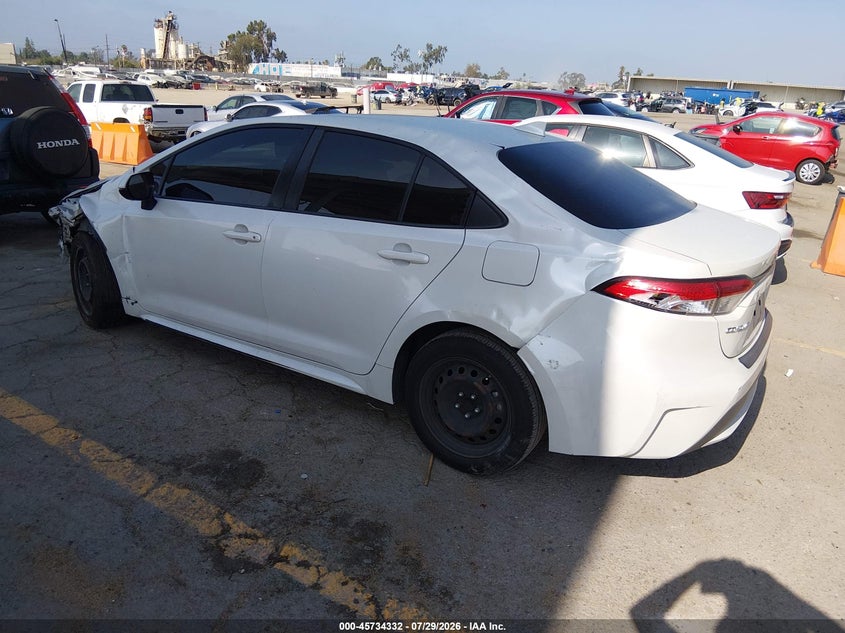 Vin: jtdeprae8lj018096, lot: 46233031, toyota corolla 20203
