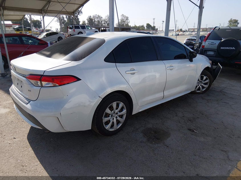 Vin: jtdeprae8lj018096, lot: 46233031, toyota corolla 20204