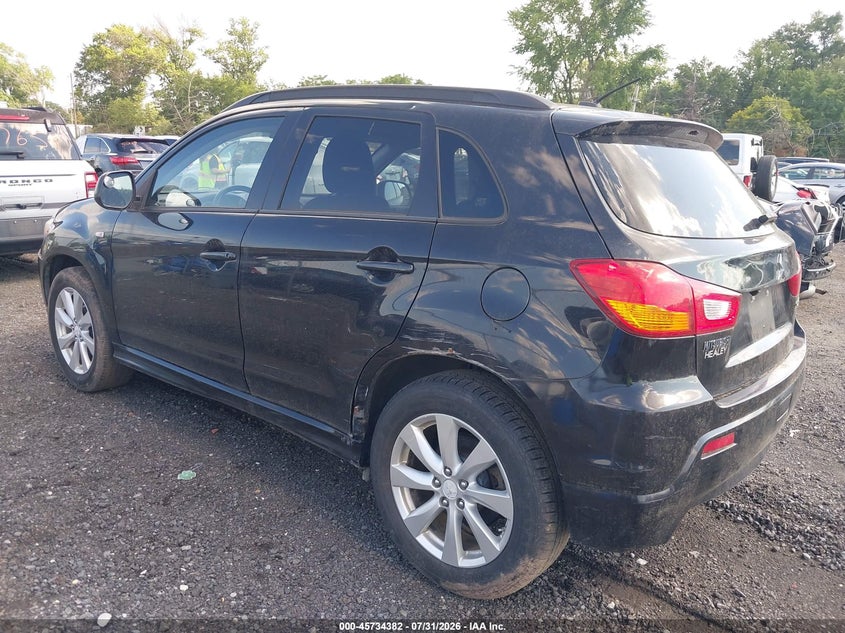Vin: ja4ar4auxcz003713, lot: 46233081, mitsubishi outlander sport se 20123