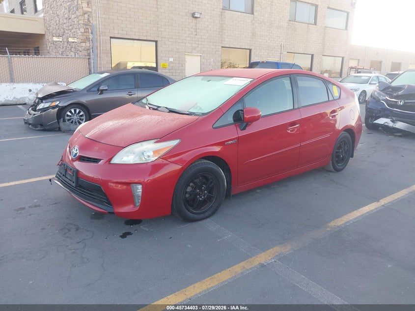 Vin: jtdkn3du1c5499942, lot: 46233107, toyota prius three 20122