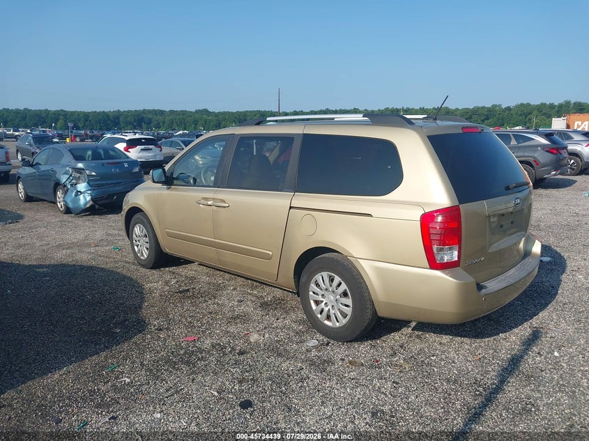 Vin: kndmg4c73b6373207, lot: 46233143, kia sedona lx 20113