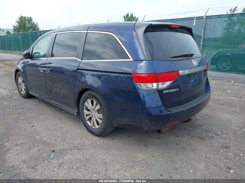 Vin: 5fnrl5h47fb040251, lot: 46233154, honda odyssey ex 20153