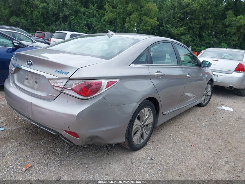 2013 HYUNDAI SONATA HYBRID auction photo 4