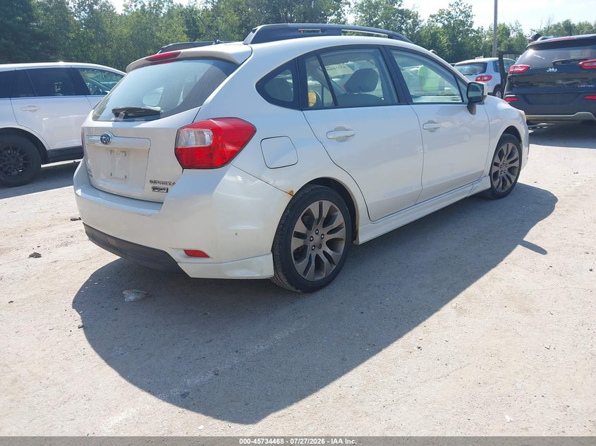 Vin: jf1gpal66d2861392, lot: 46233172, subaru impreza 2.0i sport premium 20134