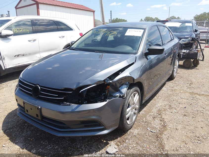 Vin: 3vw2k7aj6fm247559, lot: 46233174, volkswagen jetta 2.0l s 20152