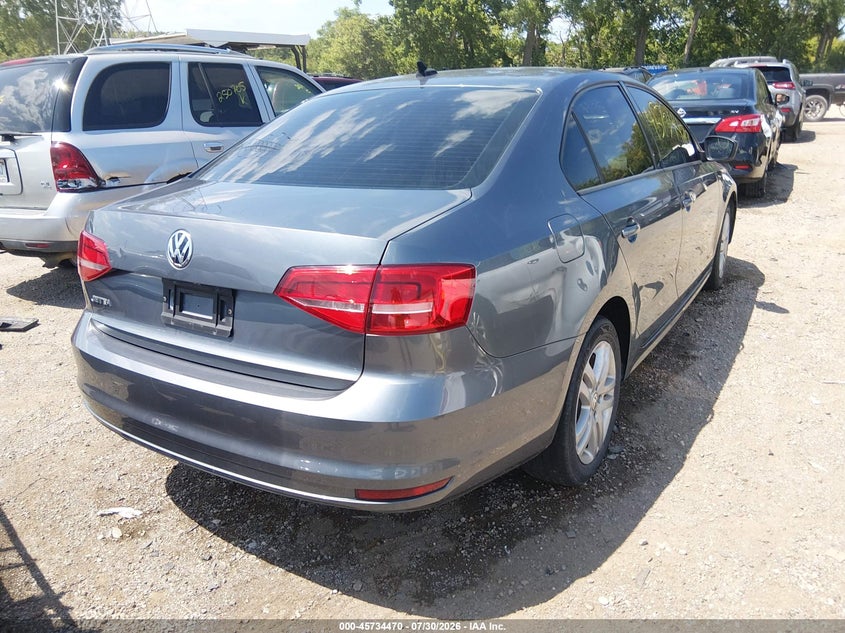 Vin: 3vw2k7aj6fm247559, lot: 46233174, volkswagen jetta 2.0l s 20154