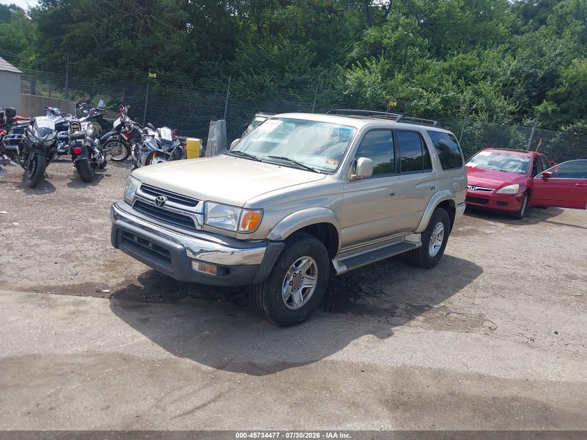 2002 Toyota 4Runner, Обычный износ, IAAI, VIN JT3HN86R229069364 — фото 2