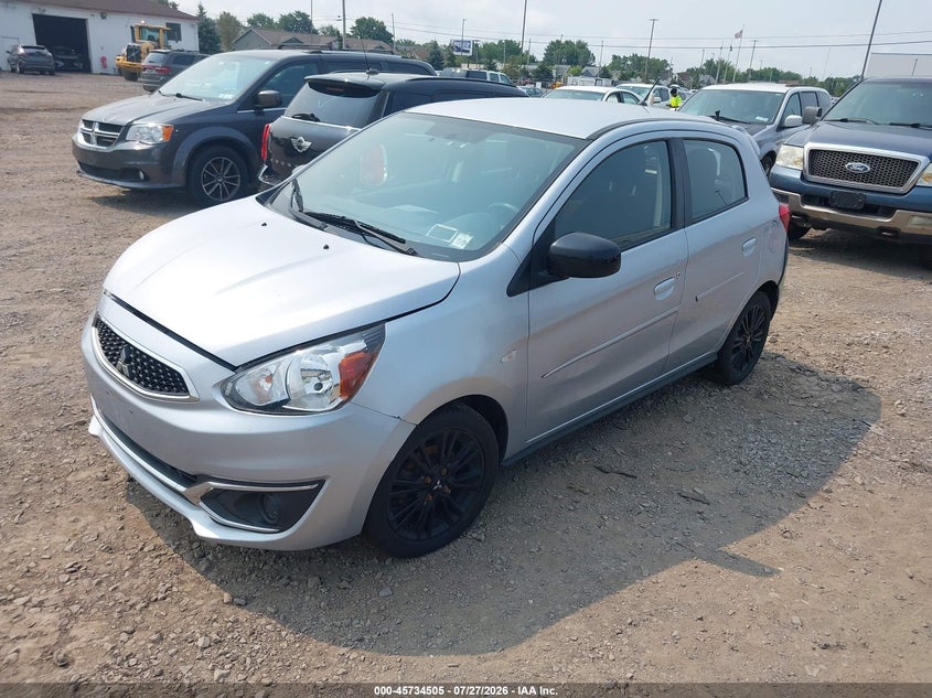 Vin: ml32a5hjxkh015418, lot: 46233209, mitsubishi mirage le 20192