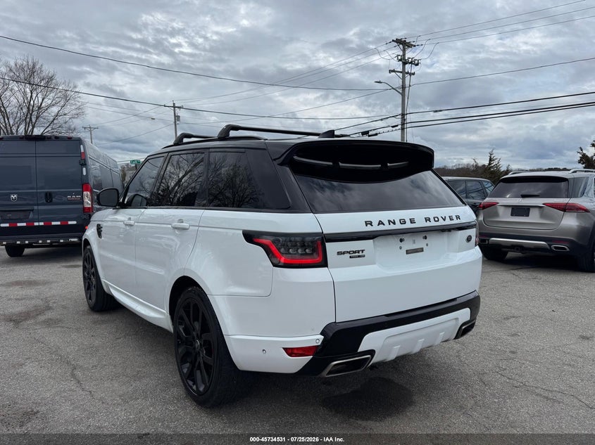 2021 LAND ROVER RANGE ROVER SPORT auction photo 3