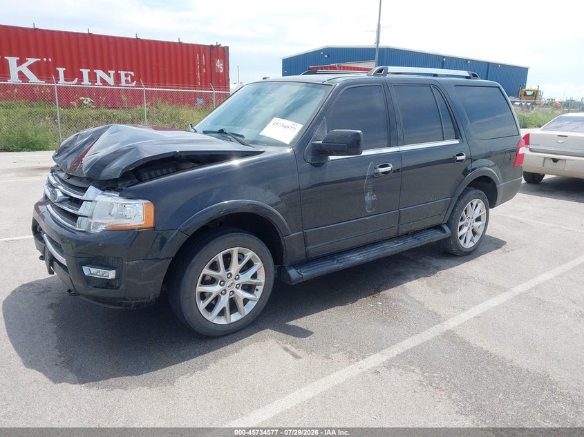 2015 Ford Expedition, Front End, IAAI, VIN 1FMJU2AT3FEF08886 — photo 2