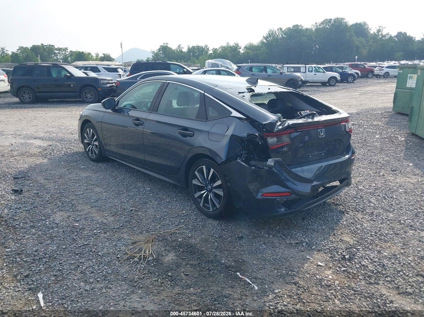 Vin: 19xfl1h72ne021276, lot: 46233305, honda civic ex-l 20223