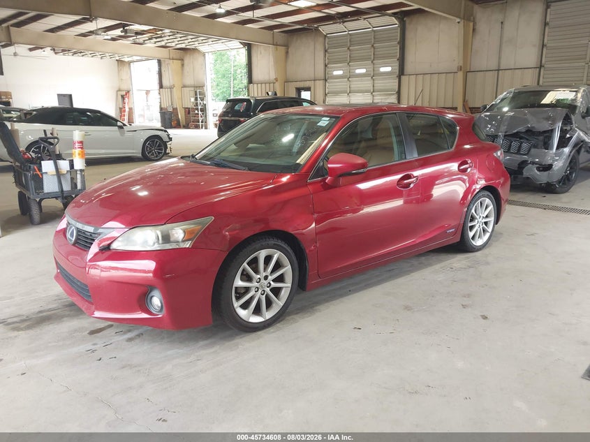 Vin: jthkd5bh7c2068106, lot: 46233312, lexus ct 200h premium 20122