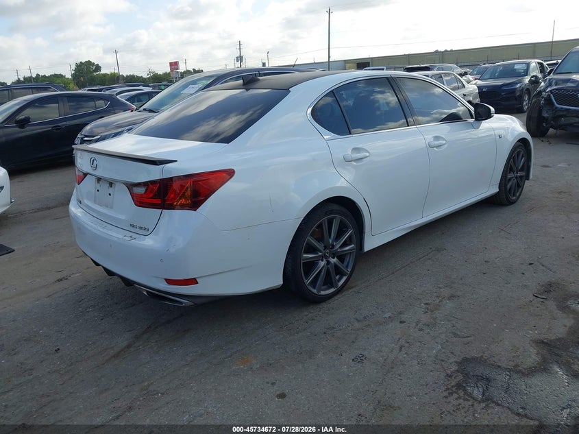 Vin: jthbe1blxfa001181, lot: 46233376, lexus gs 350 20154