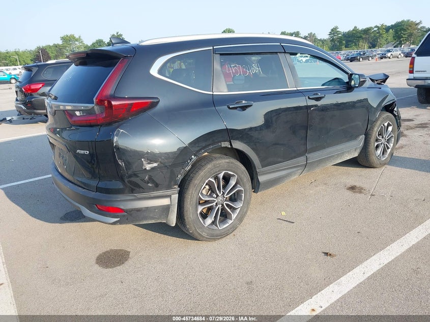 Vin: 5j6rw2h81ml007050, lot: 46233388, honda cr-v awd ex-l 20214