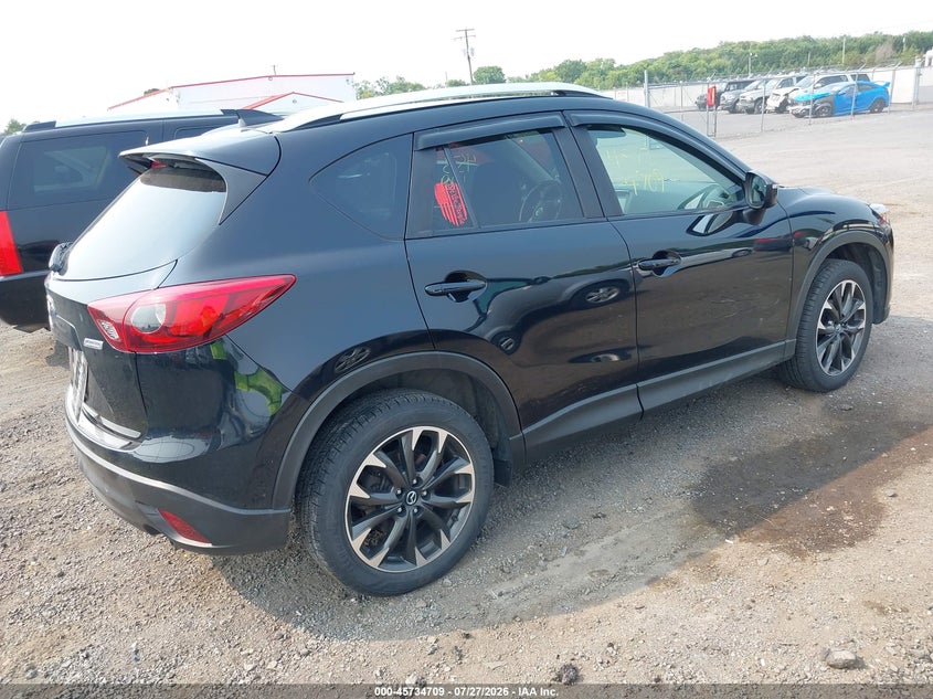 Vin: jm3ke4dy9g0692746, lot: 46233413, mazda cx-5 grand touring 20164