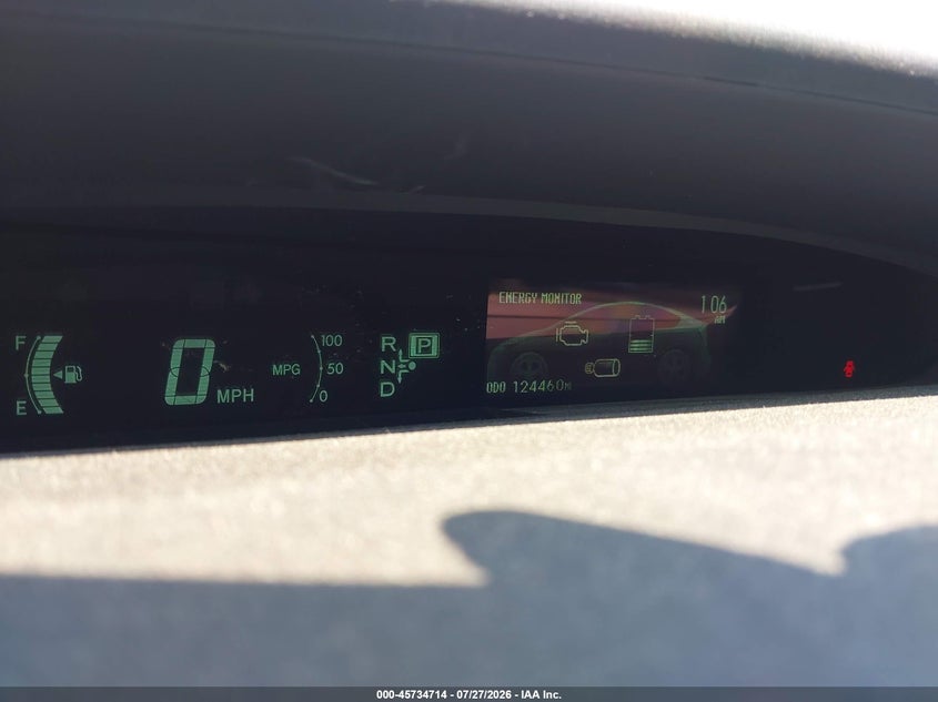 2014 TOYOTA PRIUS auction photo 7
