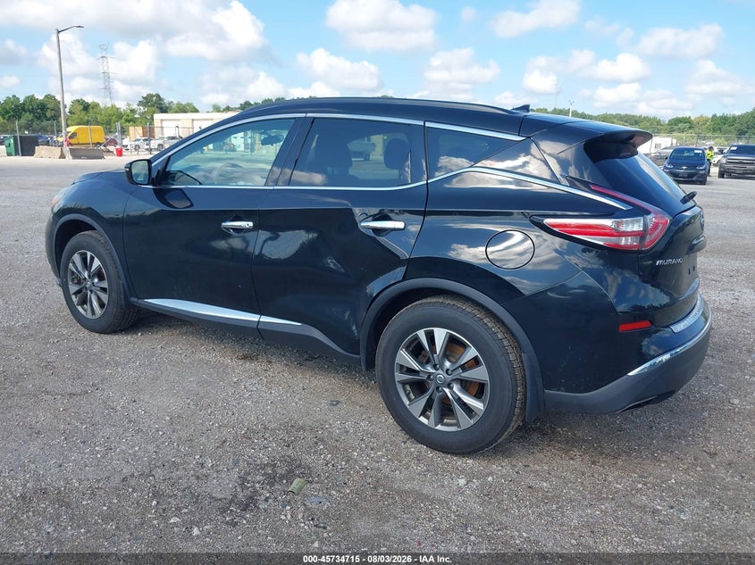 Vin: 5n1az2mh1gn126611, lot: 46233419, nissan murano sv 20163