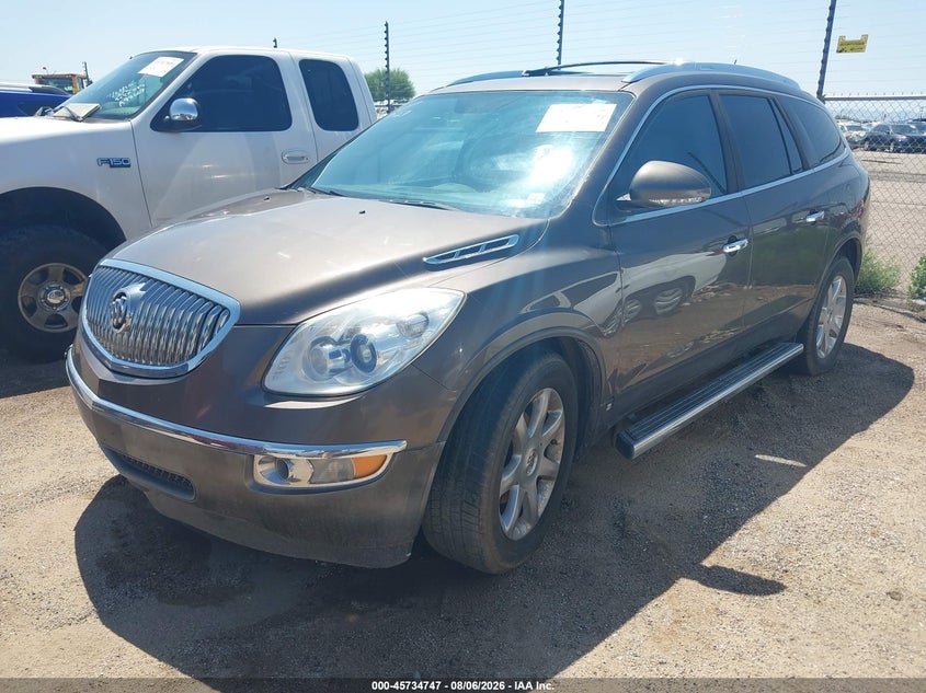 2008 Buick Enclave, Engine Damage, IAAI, VIN 5GAER23758J107763 — photo 2