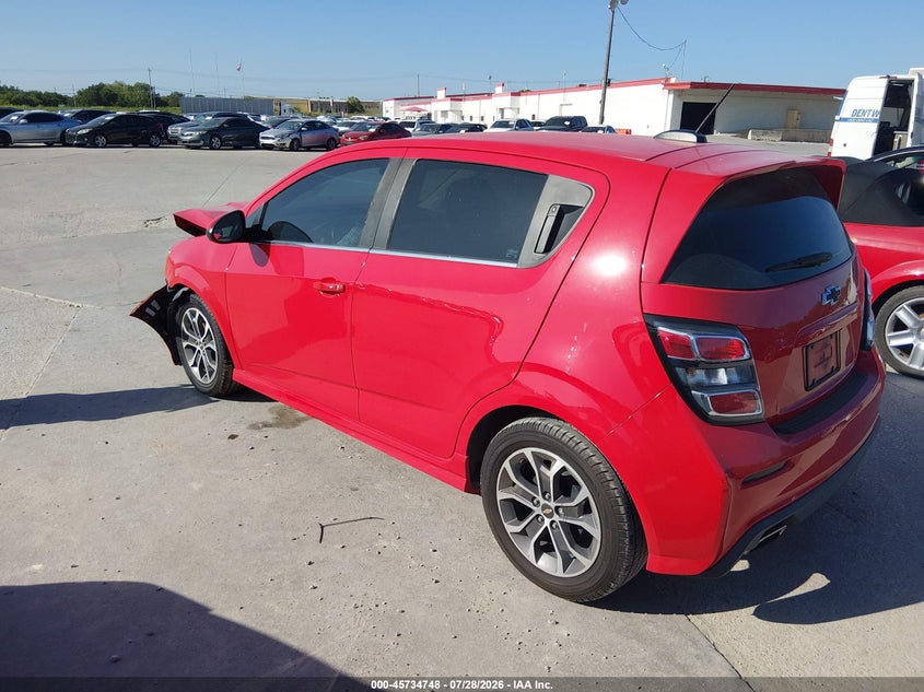 Vin: 1g1jd6sb8h4140823, lot: 46233452, chevrolet sonic lt auto 20173