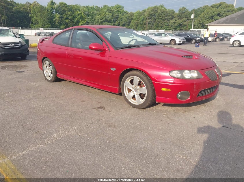 2006 PONTIAC GTO auction photo 1