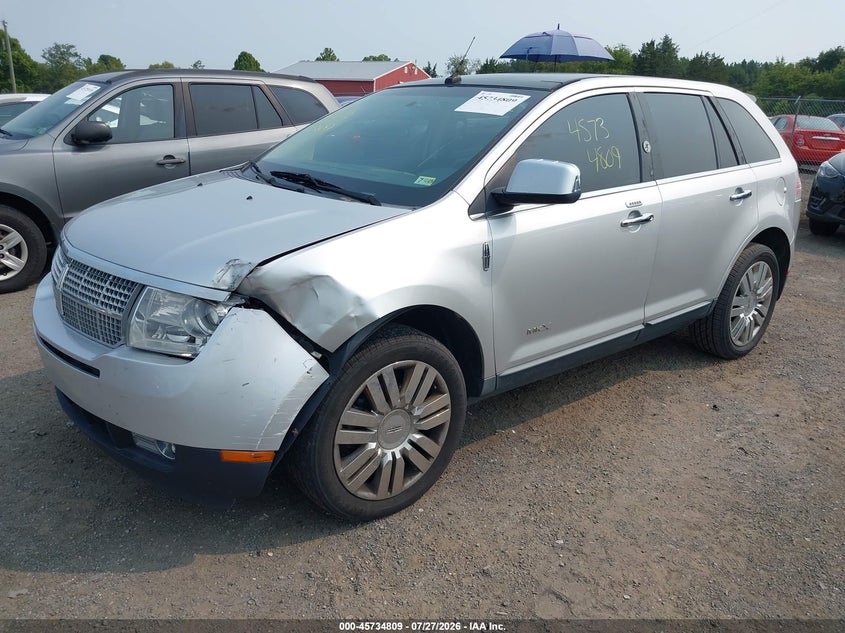 Vin: 2lmdj6jc5abj07782, lot: 46233513, lincoln mkx 20102