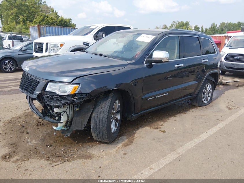 2016 Jeep Grand Cherokee Limited, Front End, IAAI, VIN 1C4RJFBG8GC307894 — photo 2