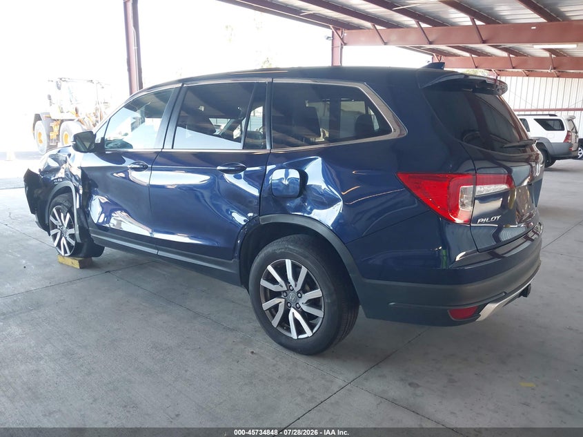 Vin: 5fnyf6h53nb037590, lot: 46233552, honda pilot awd ex-l 20223