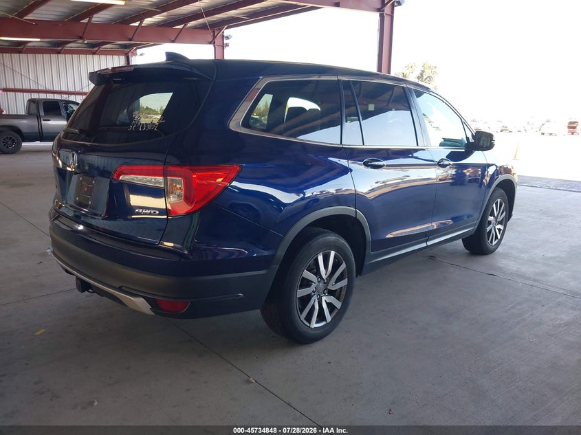 Vin: 5fnyf6h53nb037590, lot: 46233552, honda pilot awd ex-l 20224