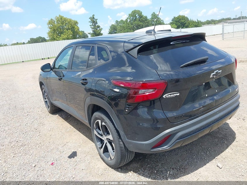 Vin: kl77lge26rc139499, lot: 46233554, chevrolet trax fwd 1rs 20243