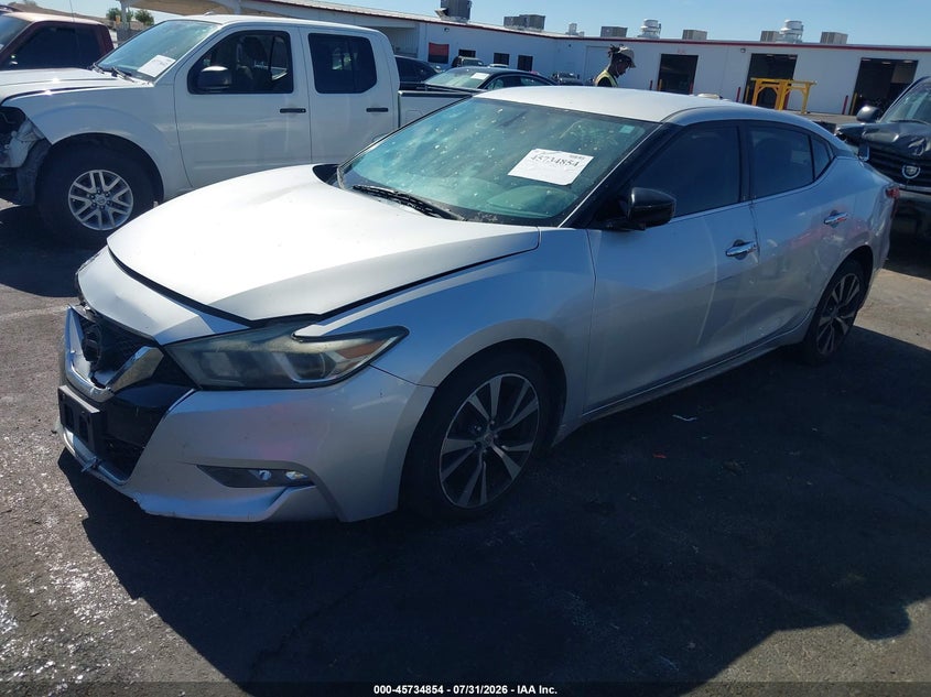 Vin: 1n4aa6ap8gc422001, lot: 46233558, nissan maxima 3.5 s 20162