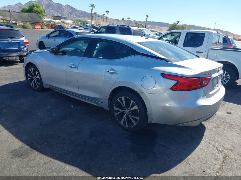 Vin: 1n4aa6ap8gc422001, lot: 46233558, nissan maxima 3.5 s 20163