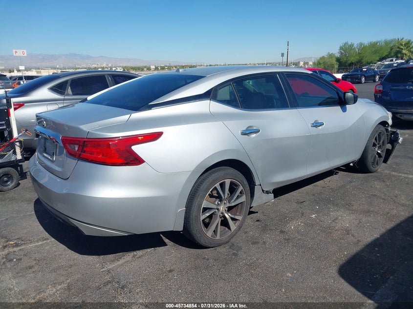 Vin: 1n4aa6ap8gc422001, lot: 46233558, nissan maxima 3.5 s 20164