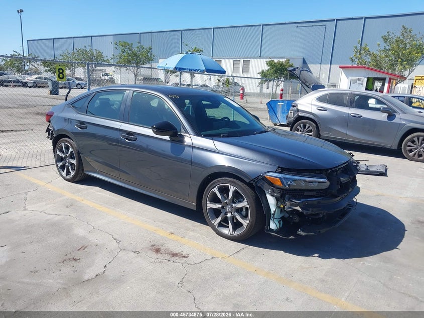 Vin: 2hgfe4f80th318170, lot: 46233579, honda civic hybrid sport/sport touring 2026 img_1