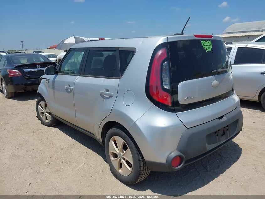 Vin: kndjn2a22e7701252, lot: 46233580, kia soul 20143
