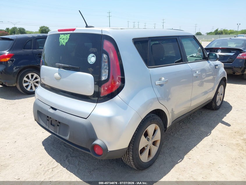 Vin: kndjn2a22e7701252, lot: 46233580, kia soul 20144