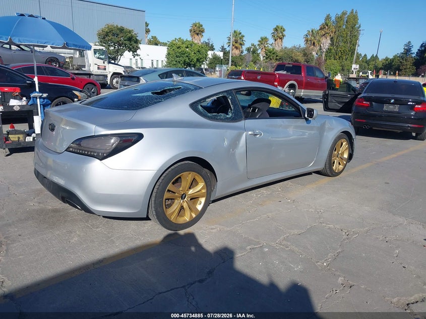 Vin: kmhht6kd5au016682, lot: 46233589, hyundai genesis 2.0t premium 20104