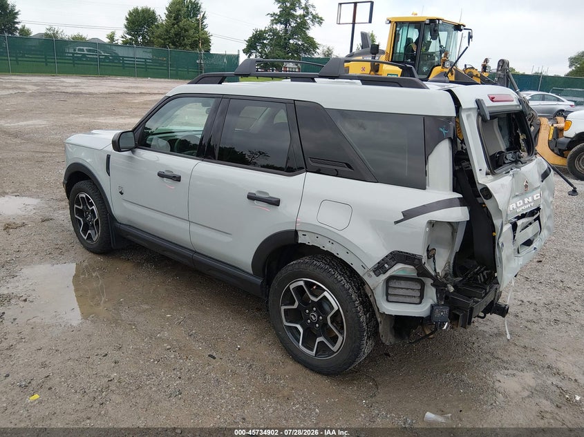 Vin: 3fmcr9b67mra11894, lot: 46233606, ford bronco sport big bend 20213