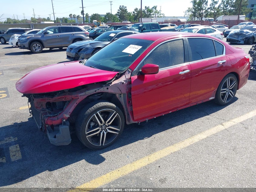Vin: 1hgcr2f59ha214669, lot: 46233649, honda accord sport 20172
