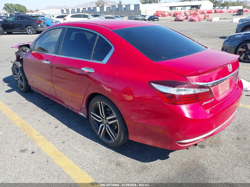 Vin: 1hgcr2f59ha214669, lot: 46233649, honda accord sport 20173