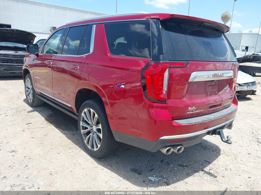 Vin: 1gks1dklxmr123069, lot: 46233654, gmc yukon 2wd denali 20213